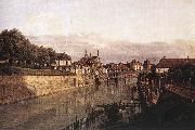 BELLOTTO, Bernardo Zwinger Waterway oil painting